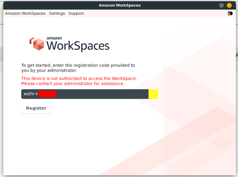 AWS WorkSpaces