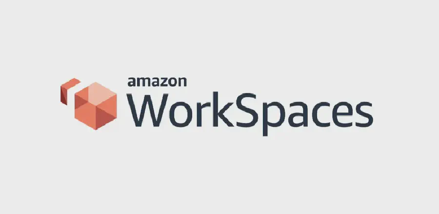 Amazon WorkSpaces logo for cloud-based virtual desktop service