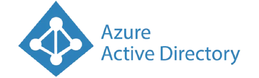 Microsoft Azure Active Directory logo on blue cloud background