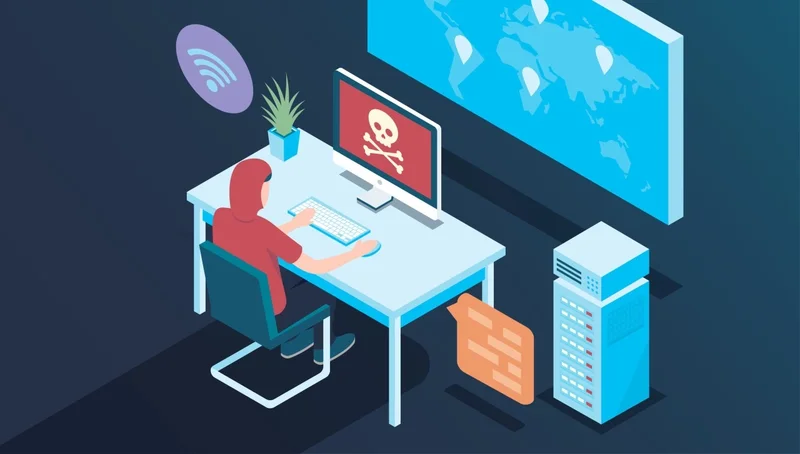 Digital padlock with circuit board pattern representing cybersecurity